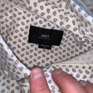 Obey Shirts - Obey Paisley Short Sleeve Shirt Obey Shirts - Obey Paisley Short Sleeve Shirt